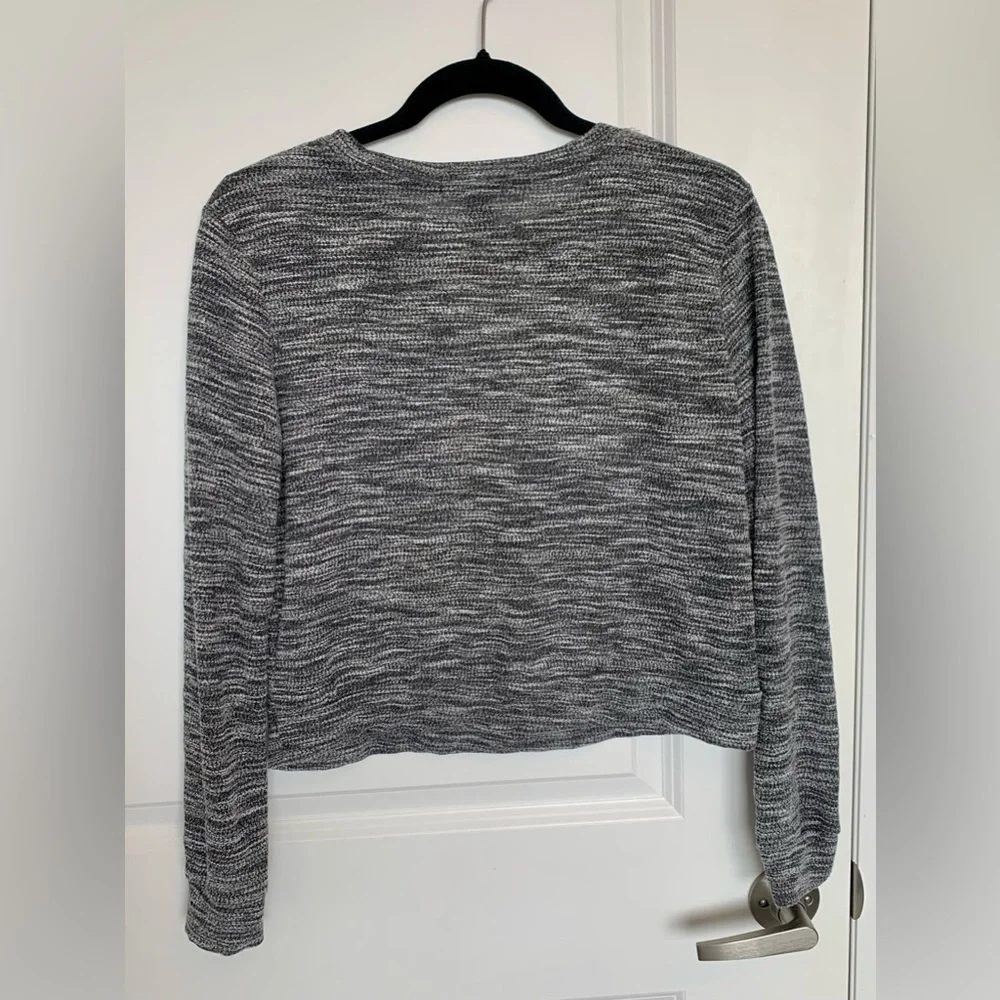 Heathered Grey Long-Sleeve T-Shirt - Picture 2 of 3